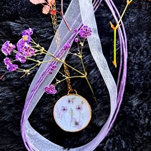 Necklaces, purple( custom orders accepted)